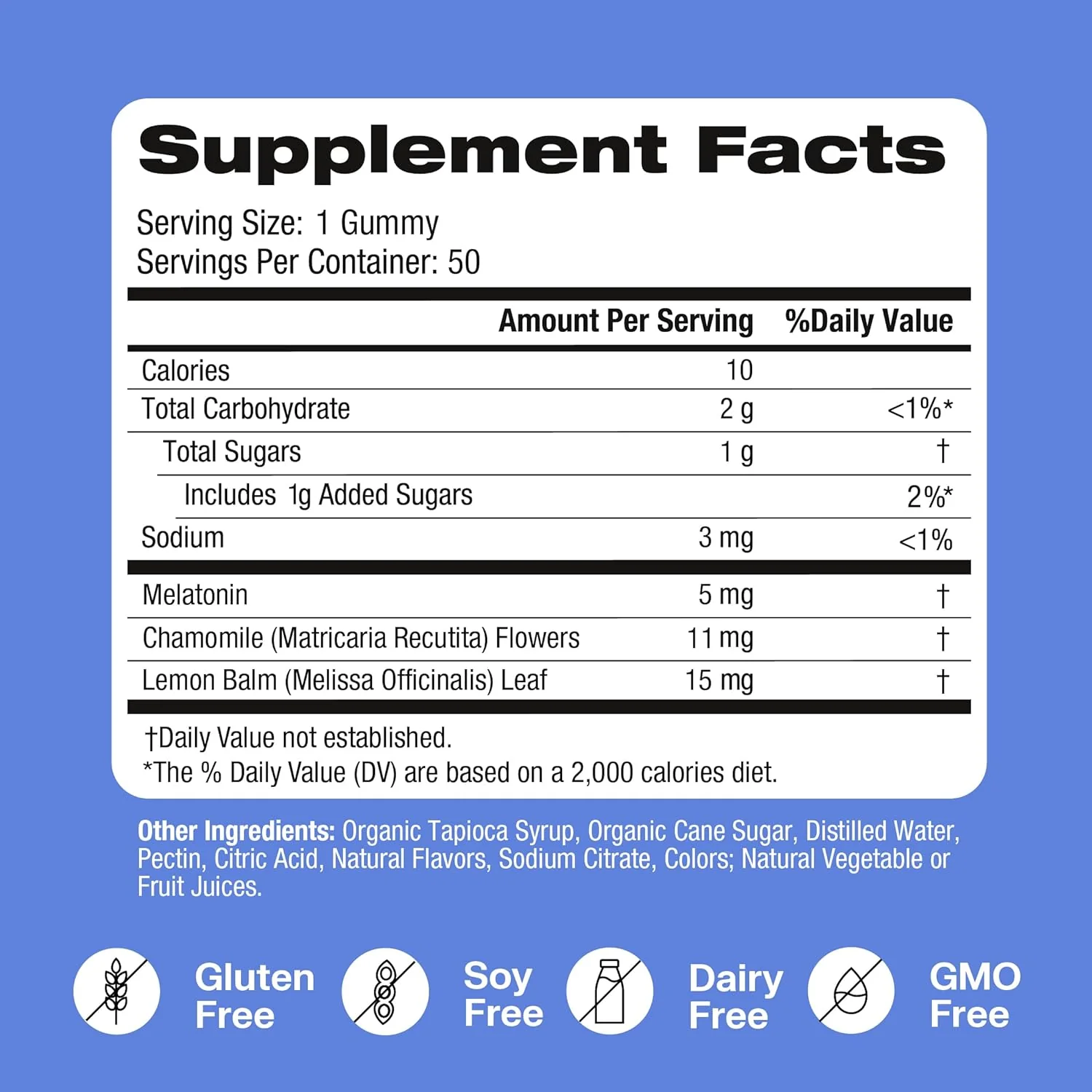 Sleep Gummies - Blueberry Lemonade (50CT) - Image 5