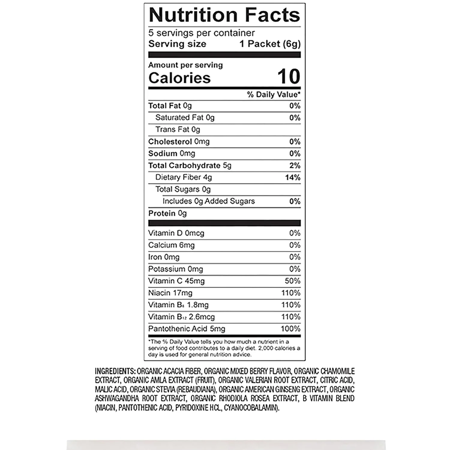 Organic Sleep Superfood Water Enhancer (5 CT) - Image 5