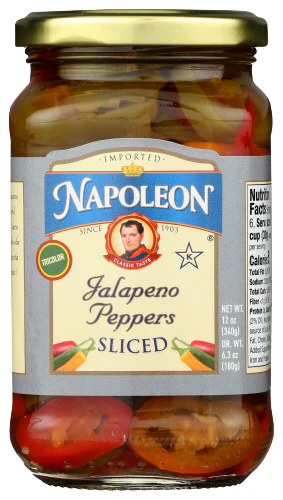 Sliced Tricolor Jalapenos