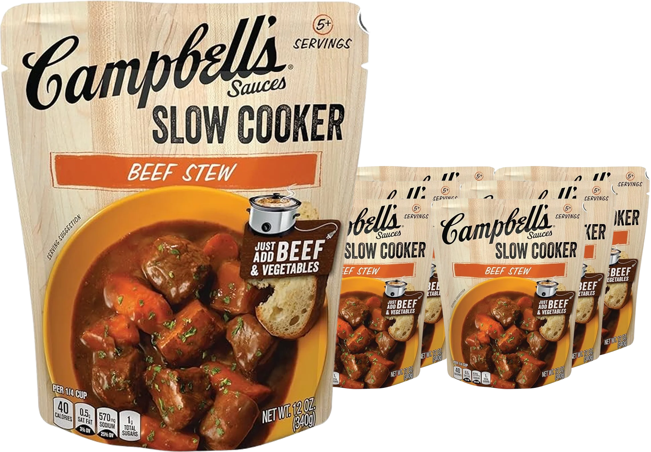 Slow Cooker Beef Stew (6 Pack)