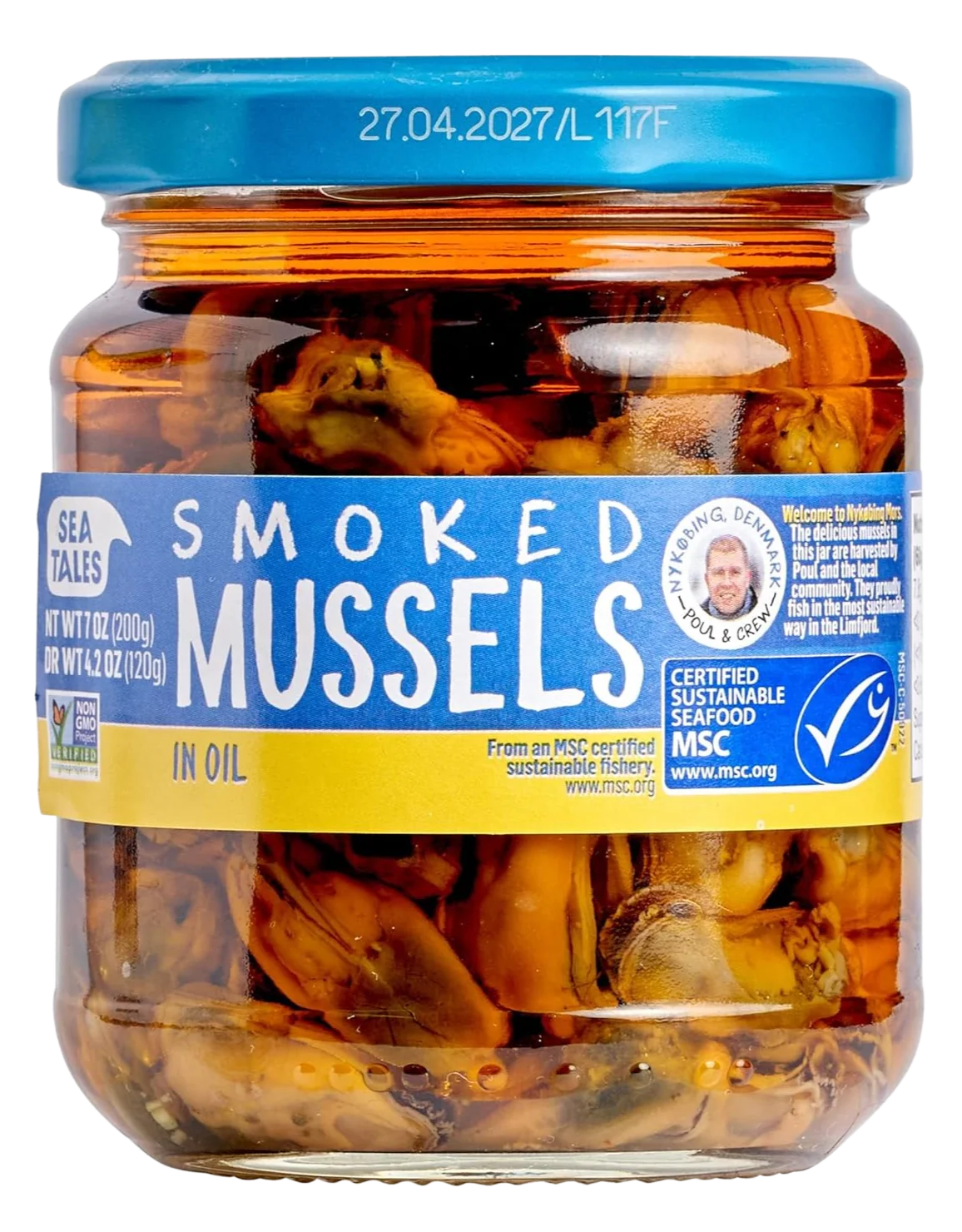 Smoked Mussels MSC in Oil