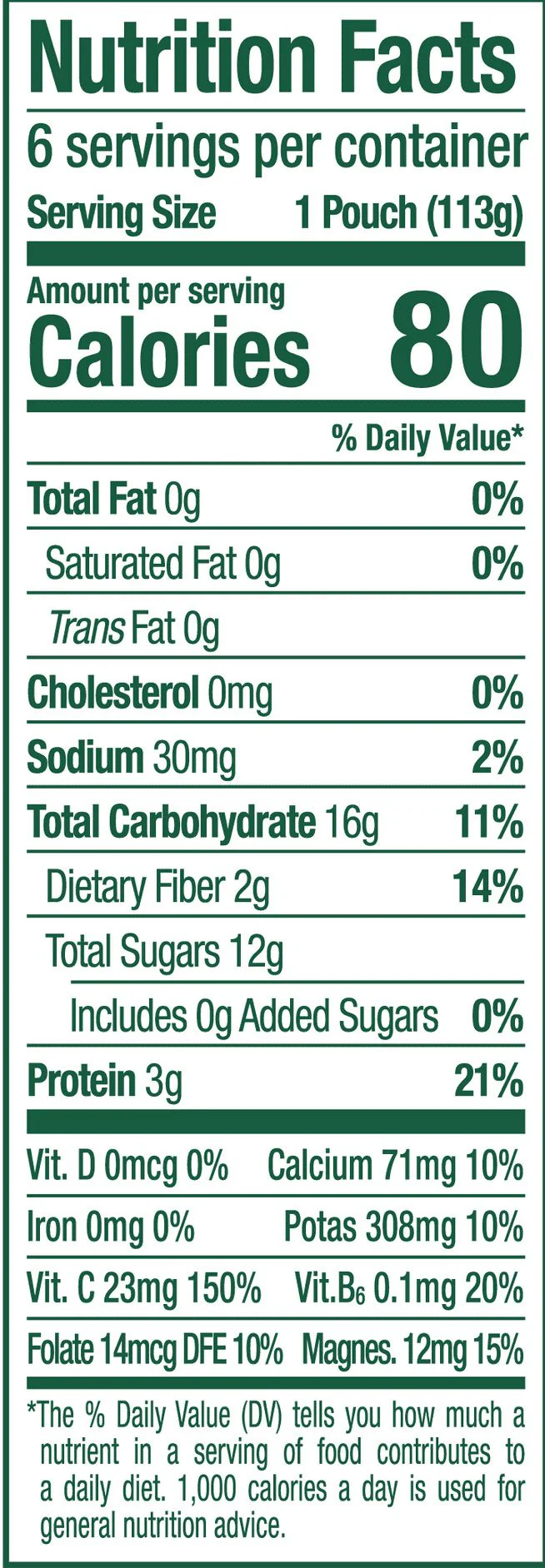 Smoothie with Strawberry Banana Yogurt Veggies and Flax Seed (12+ Months) (6 Pack) - Image 4