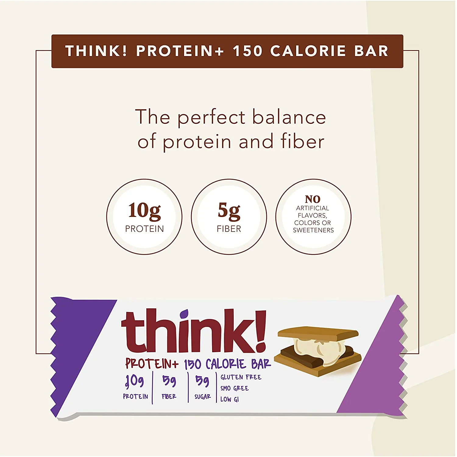 S'mores Fiber Protein Bar (10 Pack) - Image 2
