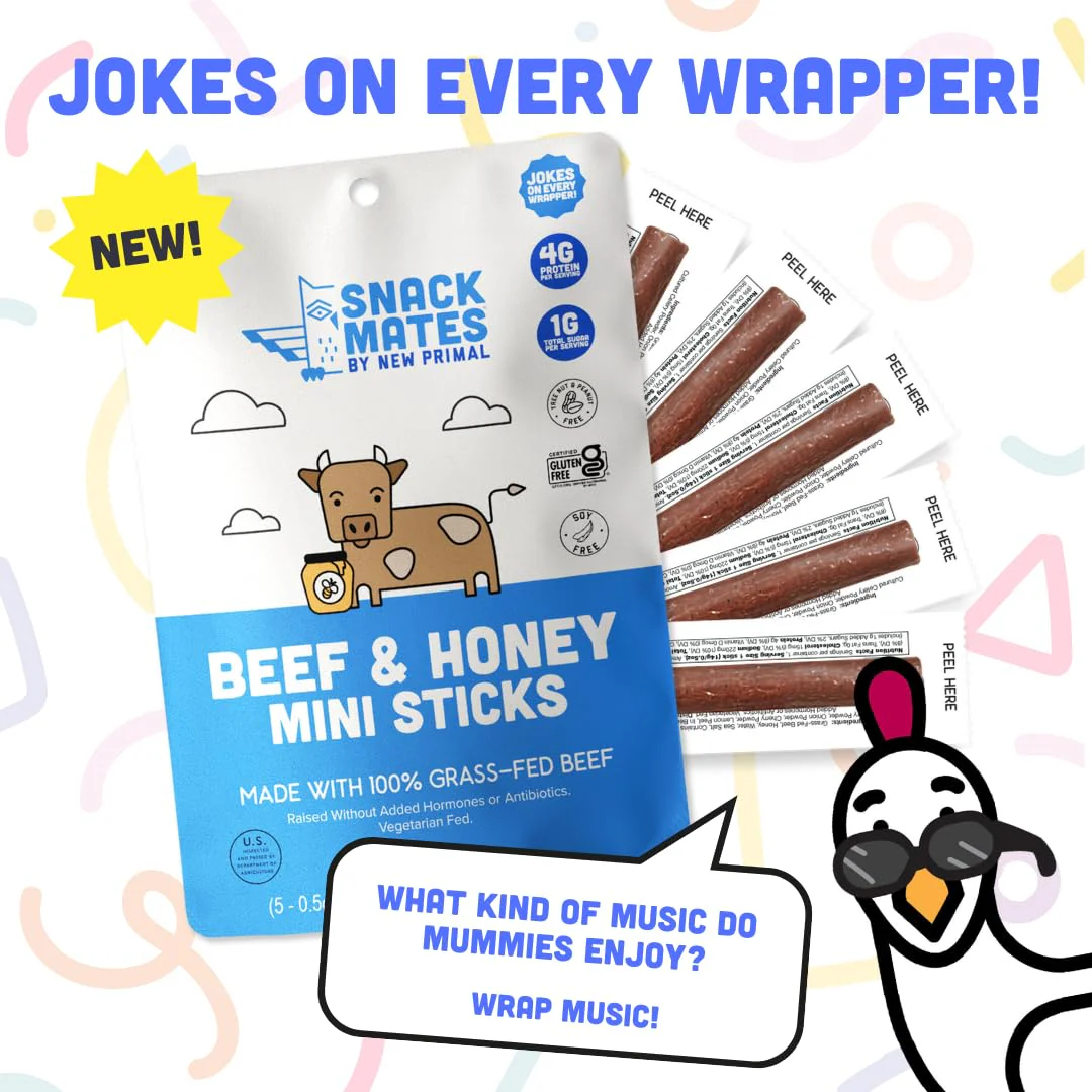 Snack Mates Beef & Honey Mini Sticks (15 CT) - Image 4