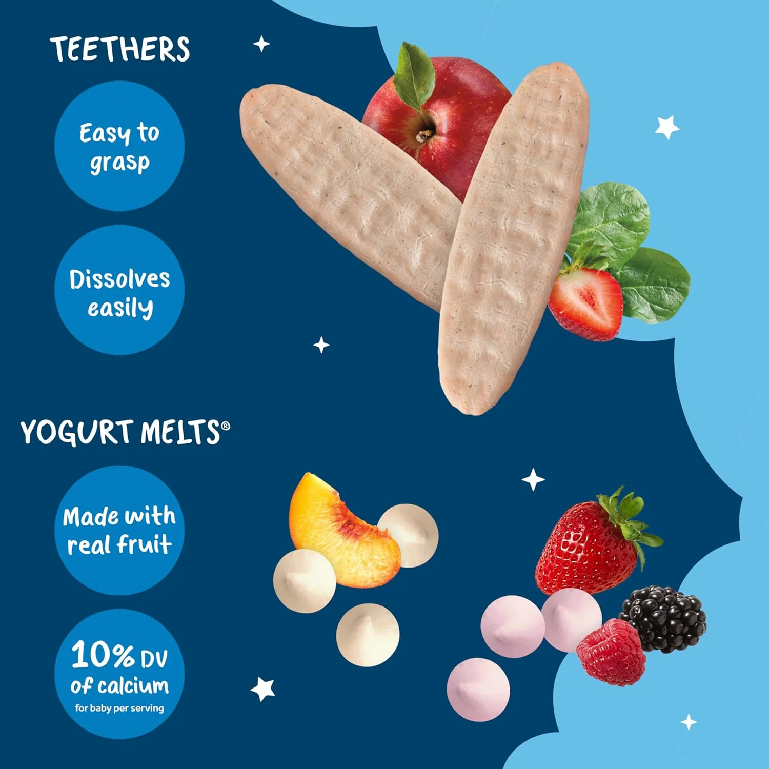 Snacks for Babies - Discovery Pack - Yogurt Melts and Teethers (6 Pack) - Image 3