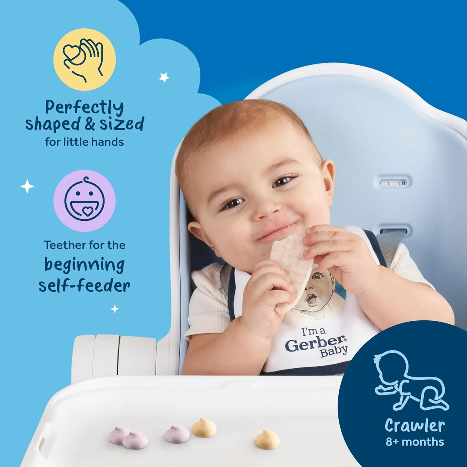 Snacks for Babies - Discovery Pack - Yogurt Melts and Teethers (6 Pack) - Image 4