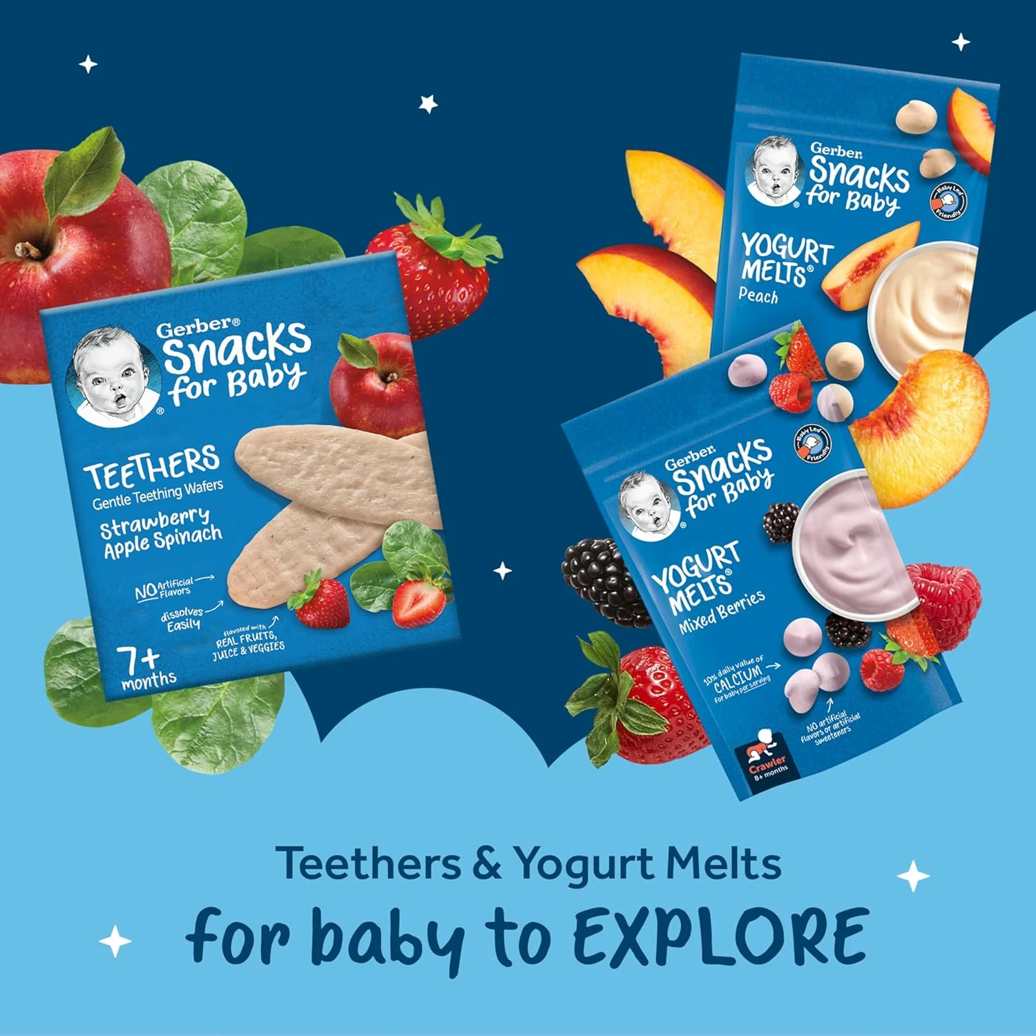 Snacks for Babies - Discovery Pack - Yogurt Melts and Teethers (6 Pack) - Image 5