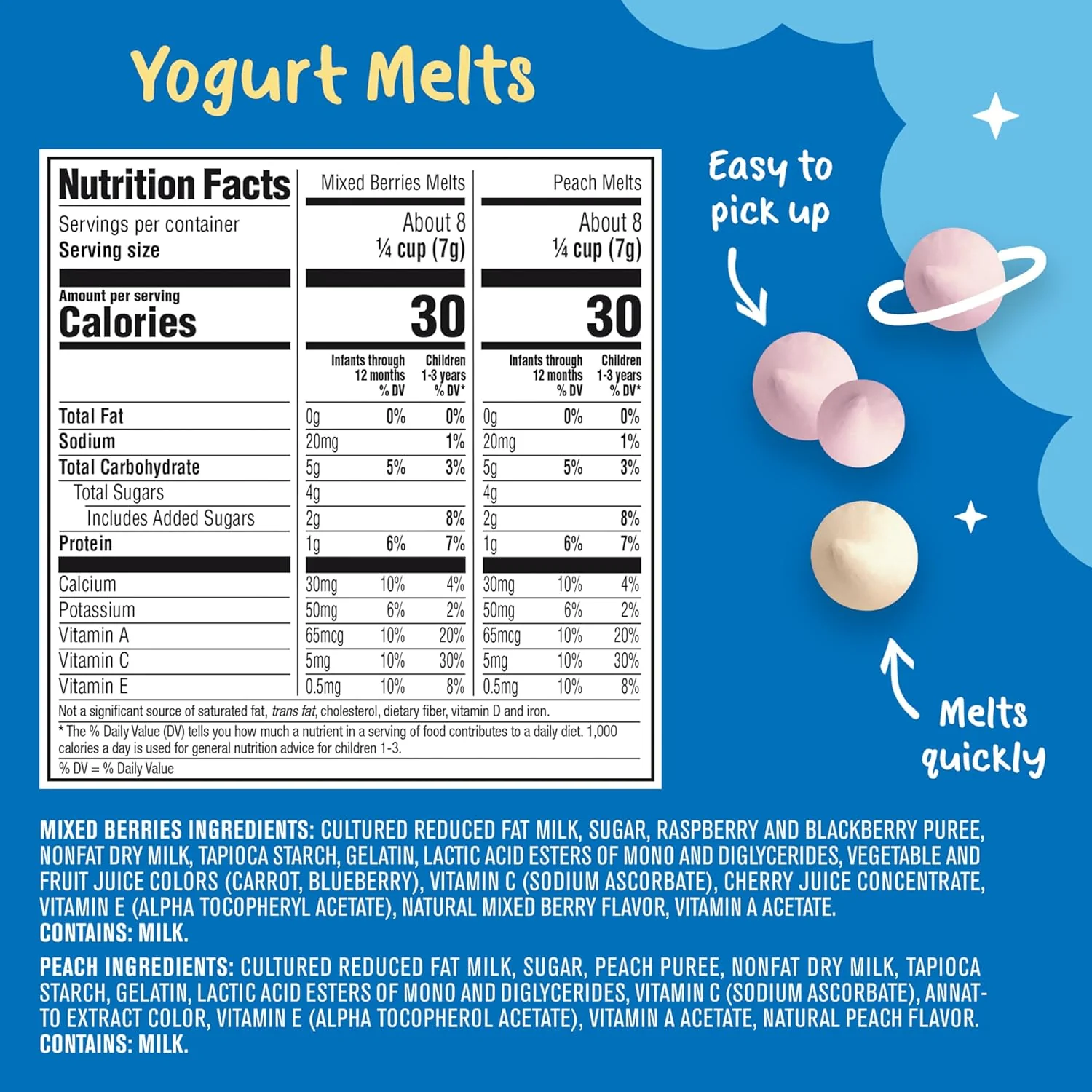 Snacks for Babies - Discovery Pack - Yogurt Melts and Teethers (6 Pack) - Image 6