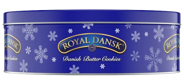 Snowflake Tin - Danish Butter Cookies - Image 3