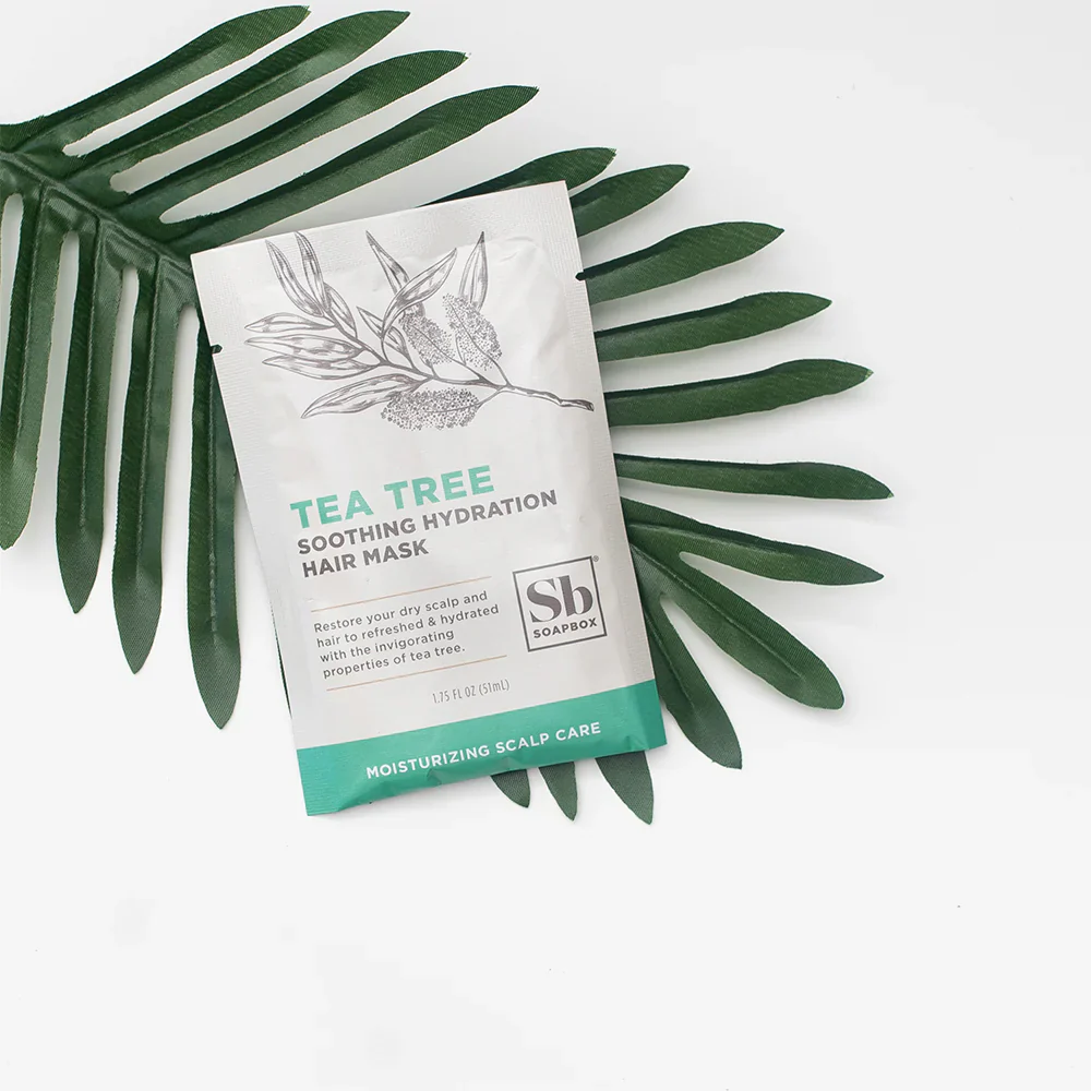 Purifying And Hydrating Tea Tree Oil Hair Mask Sachet (12 CT) - Image 3