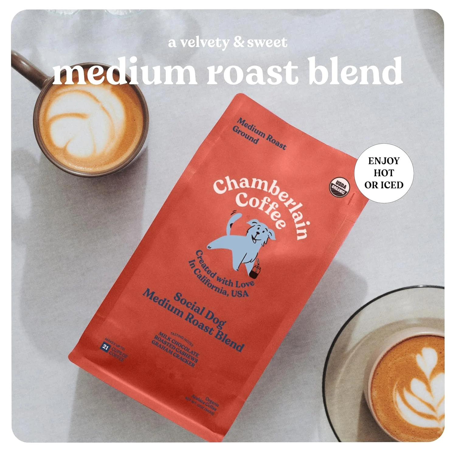 Social Dog Blend Medium Roast Ground Coffee - Image 3