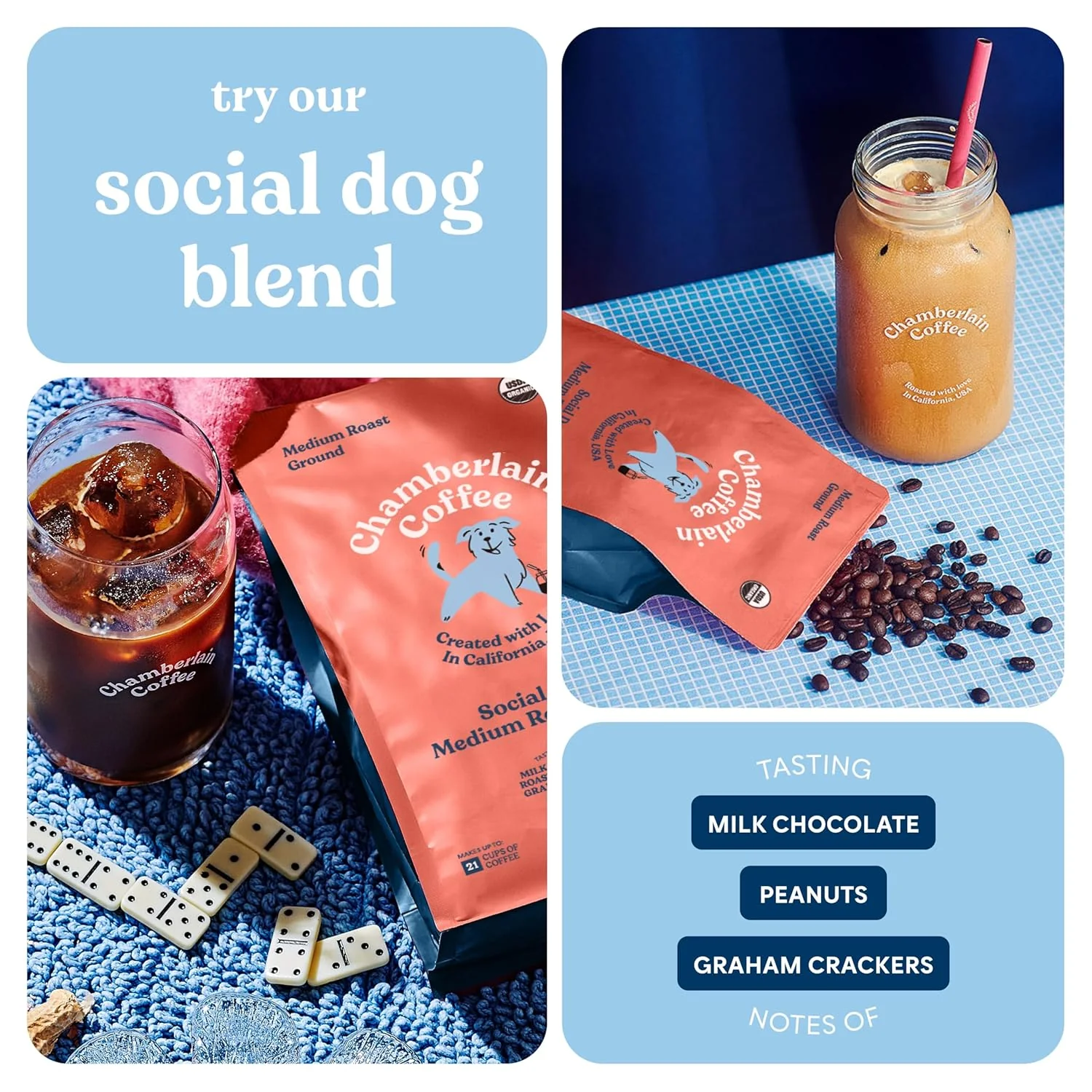 Social Dog Blend Medium Roast Ground Coffee - Image 4