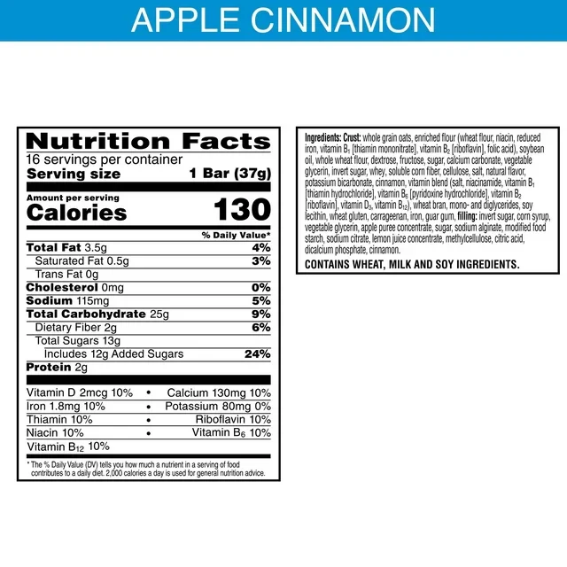 Soft Baked Breakfast Bars - Apple Cinnamon(16CT) - Image 4