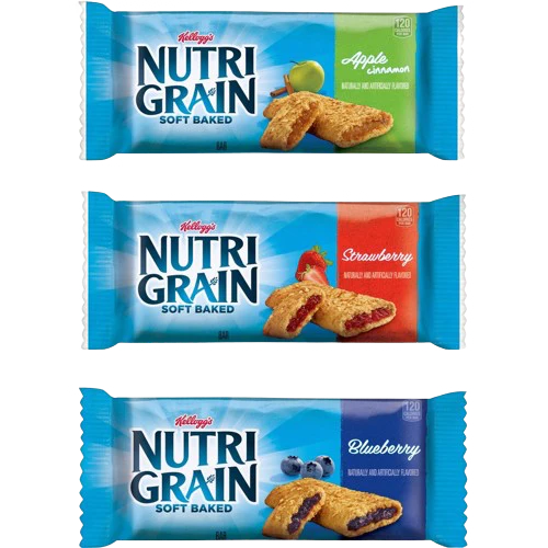 Soft Baked Breakfast Bars Variety - Blueberry, Apple, Strawberry (16 CT each) - Image 3