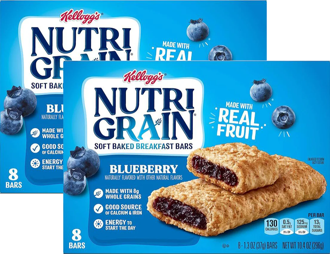 Soft Baked Breakfast Bars - Blueberry (2 Pack)