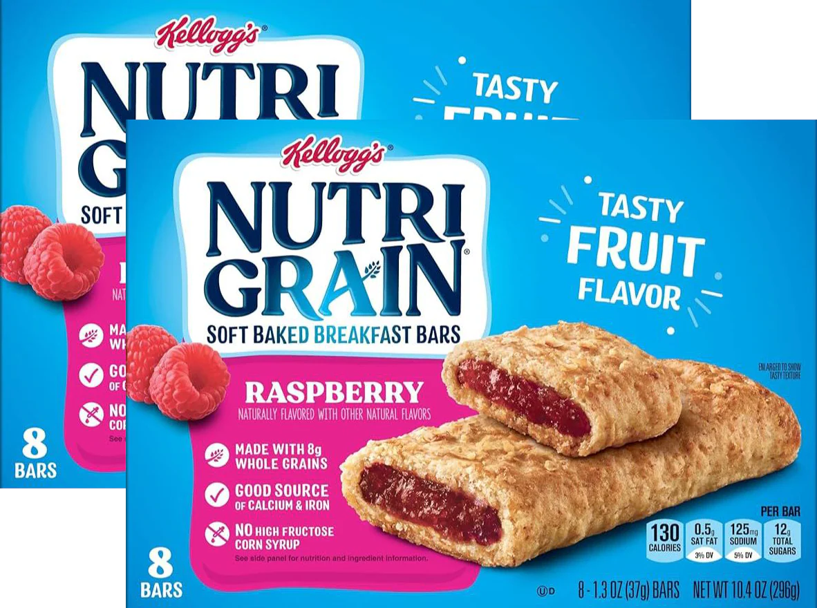 Soft Baked Breakfast Bars - Raspberry (2 Pack)