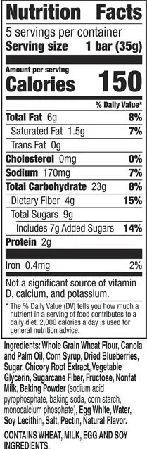Soft-Baked Muffin Bars - Blueberry (5CT) - Image 3