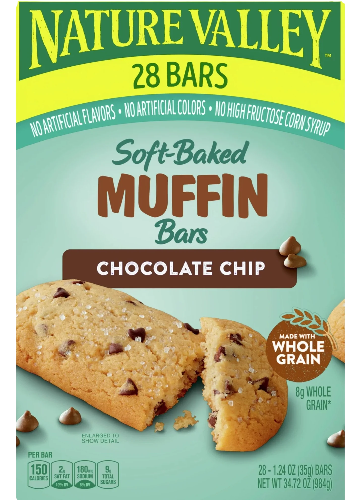 Soft-Baked Muffin Bars - Chocolate Chip (28 Pack)