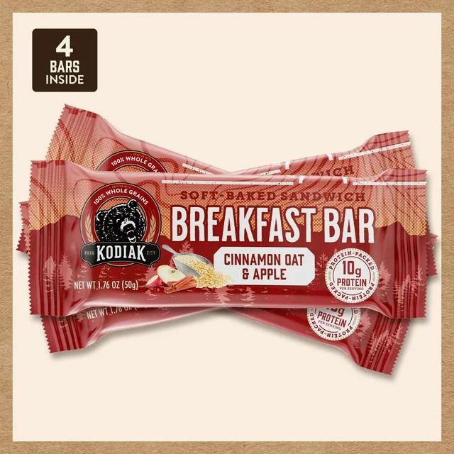 Soft Baked Breakfast Bars - Cinnamon Oat & Apple (4 CT) - Image 2