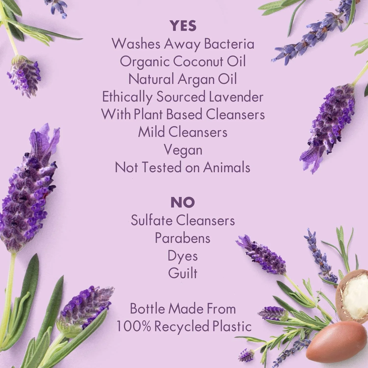 Soothing Spa Hand Wash - Argan Oil & Lavender - Image 2