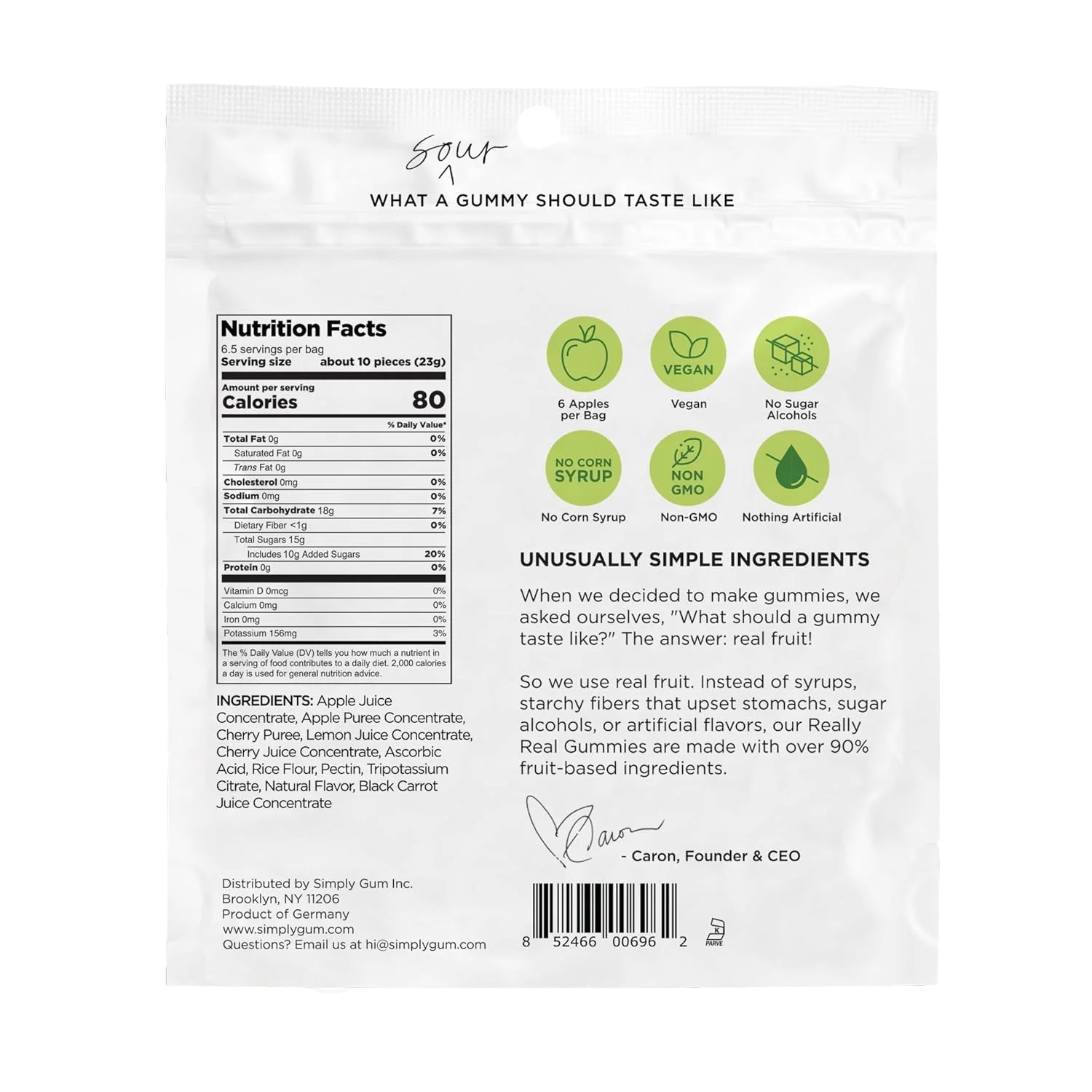 Sour Apple & Cherry Gummies - Image 2