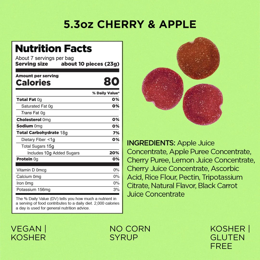 Sour Apple & Cherry Gummies - Image 3