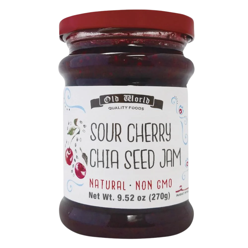 Sour Cherry Chia Seed Jam