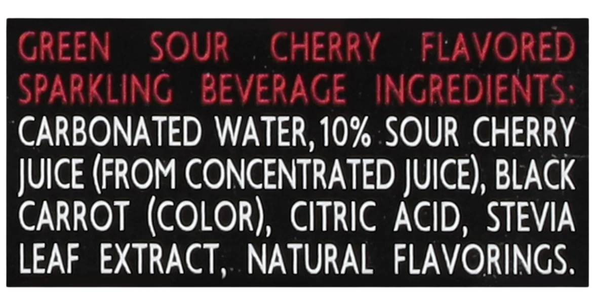 Sour Cherry Green Soda (6 Pack) - Image 2