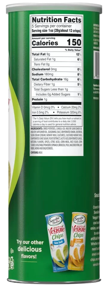 Sour Cream And Onion Garden Veggie Chips - Image 2