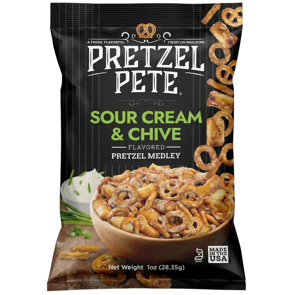 Sour Cream & Chive Pretzel Medley (24 Pack) - Image 2