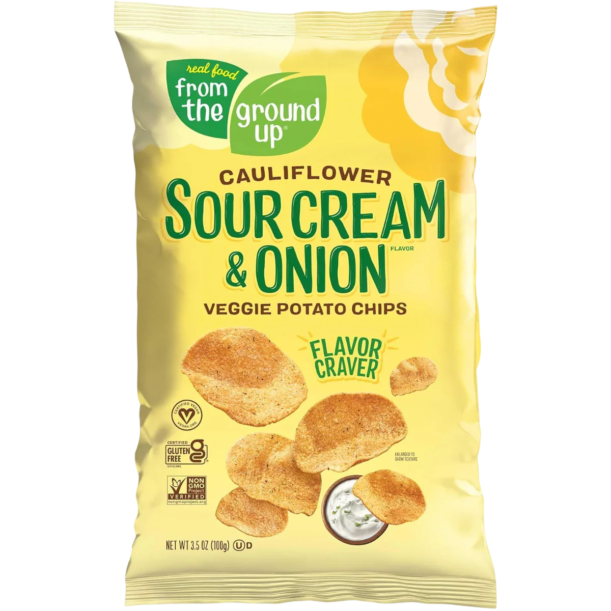 Sour Cream & Onion Cauliflower Chips