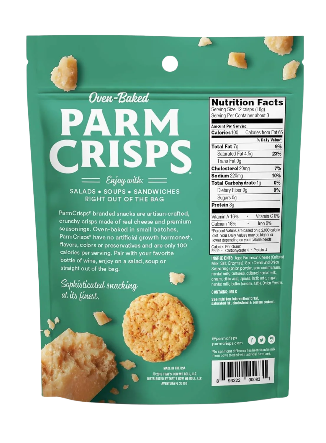 Sour Cream & Onion Parm Crisps - Image 2