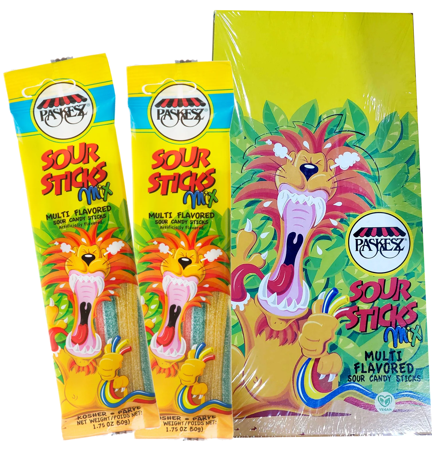 Sour Mix Candy Stick (24 Pack)