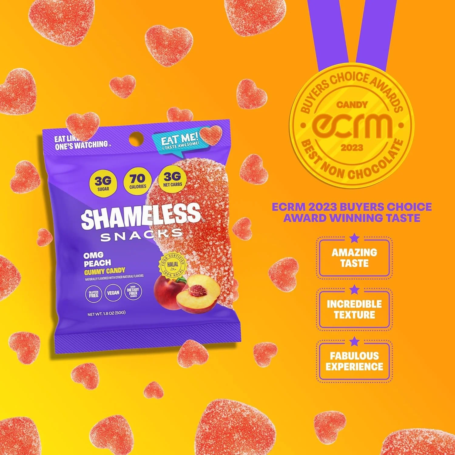 Sour Peach Gummies (6 CT) - Image 4