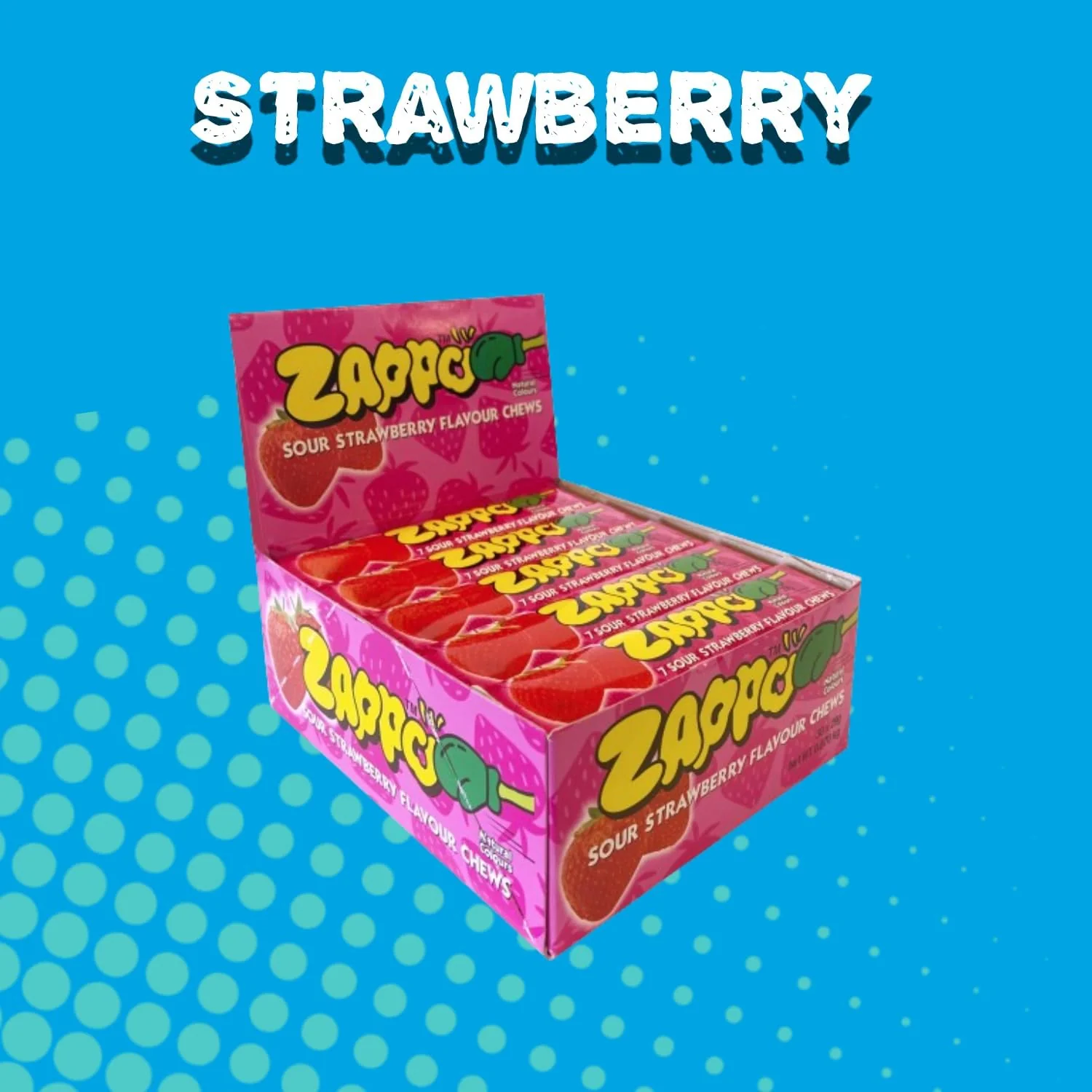 Sour Strawberry Flavor Chews (30 CT) - Image 3