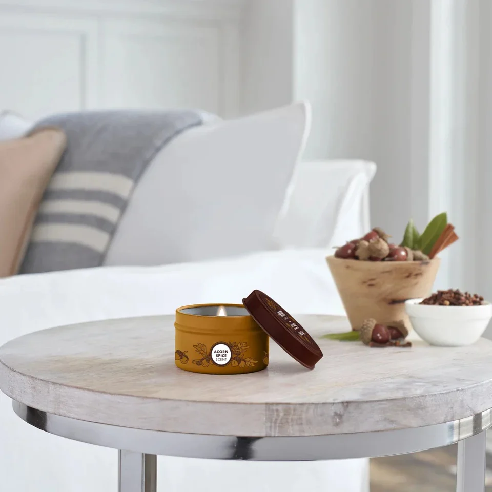 Soy Tin Candle Acorn Spice - Image 3