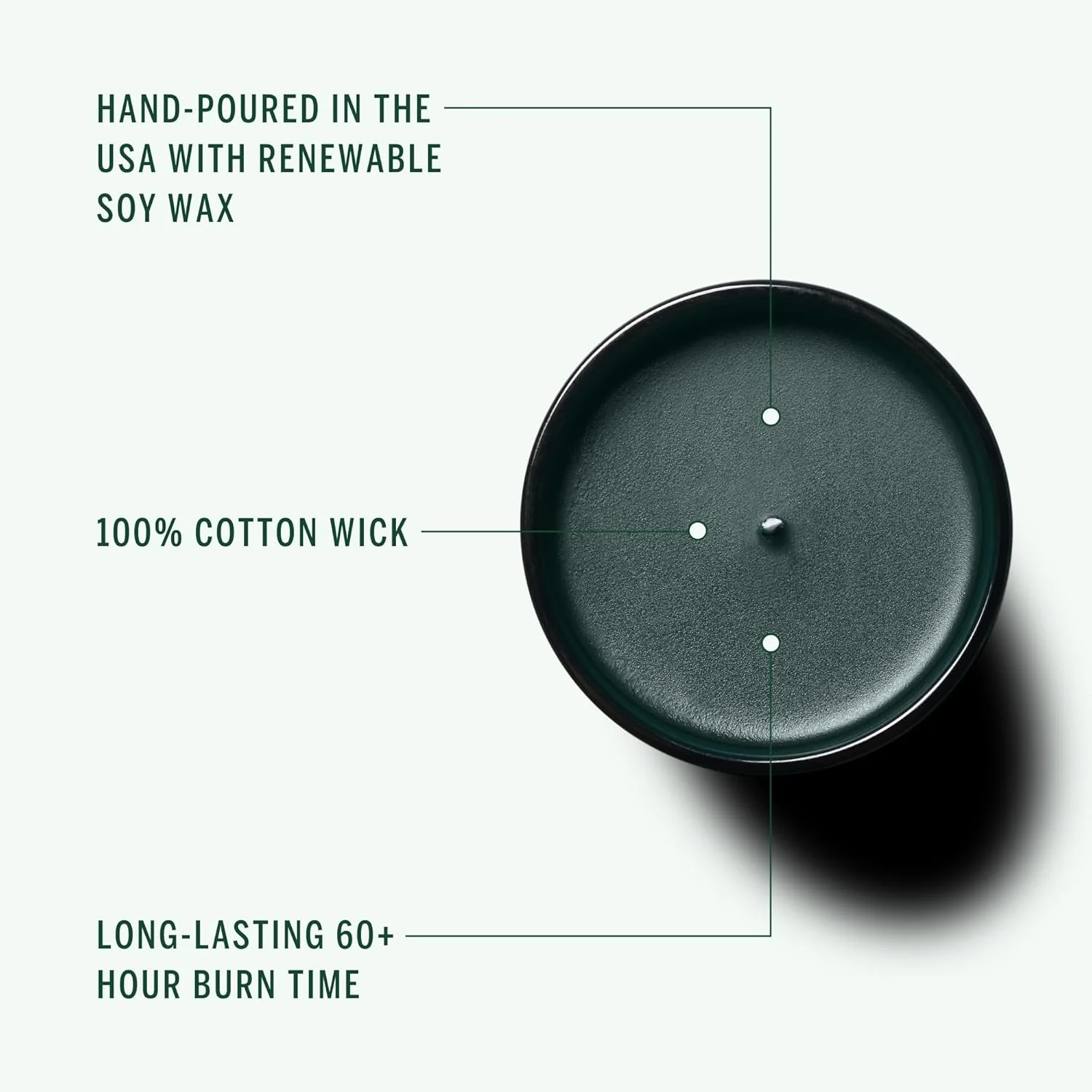 Luxury Soy Wax Scented Candle - White Woods - Image 3