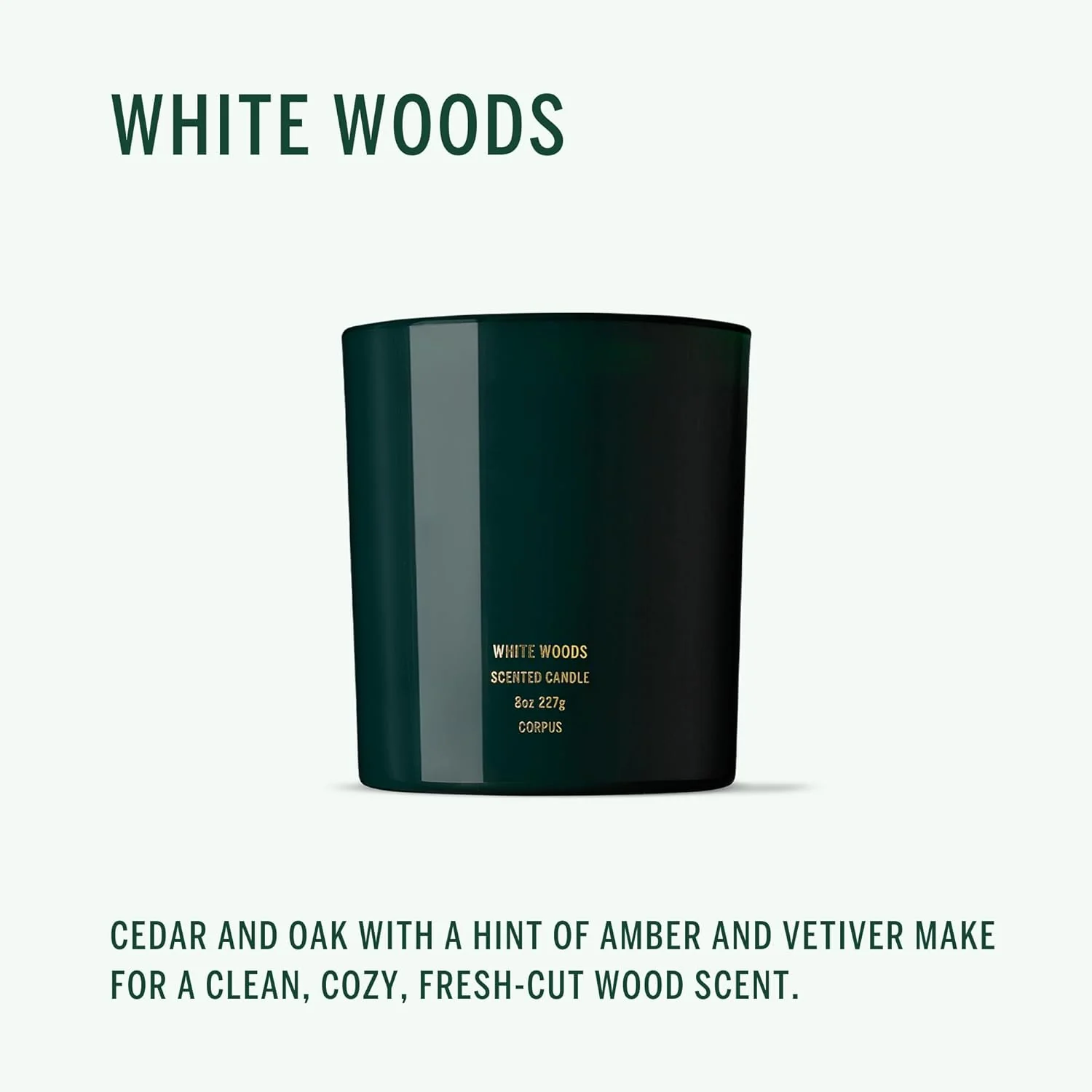 Luxury Soy Wax Scented Candle - White Woods - Image 4
