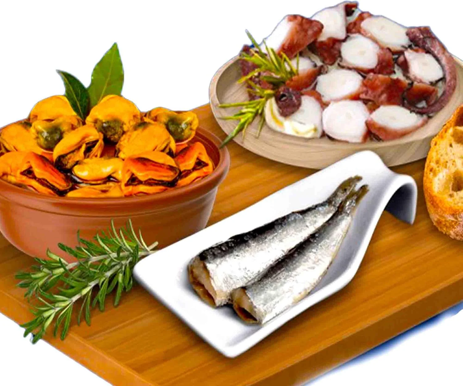 Spanish Seafood Tapas Mix (Mussels, Sardines, Squid) - Image 5