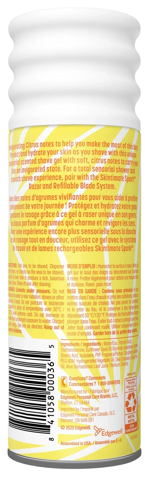 Spark Moisturizing Shave Gel - Lemon, Orange & Cedarwood Scent - Image 4
