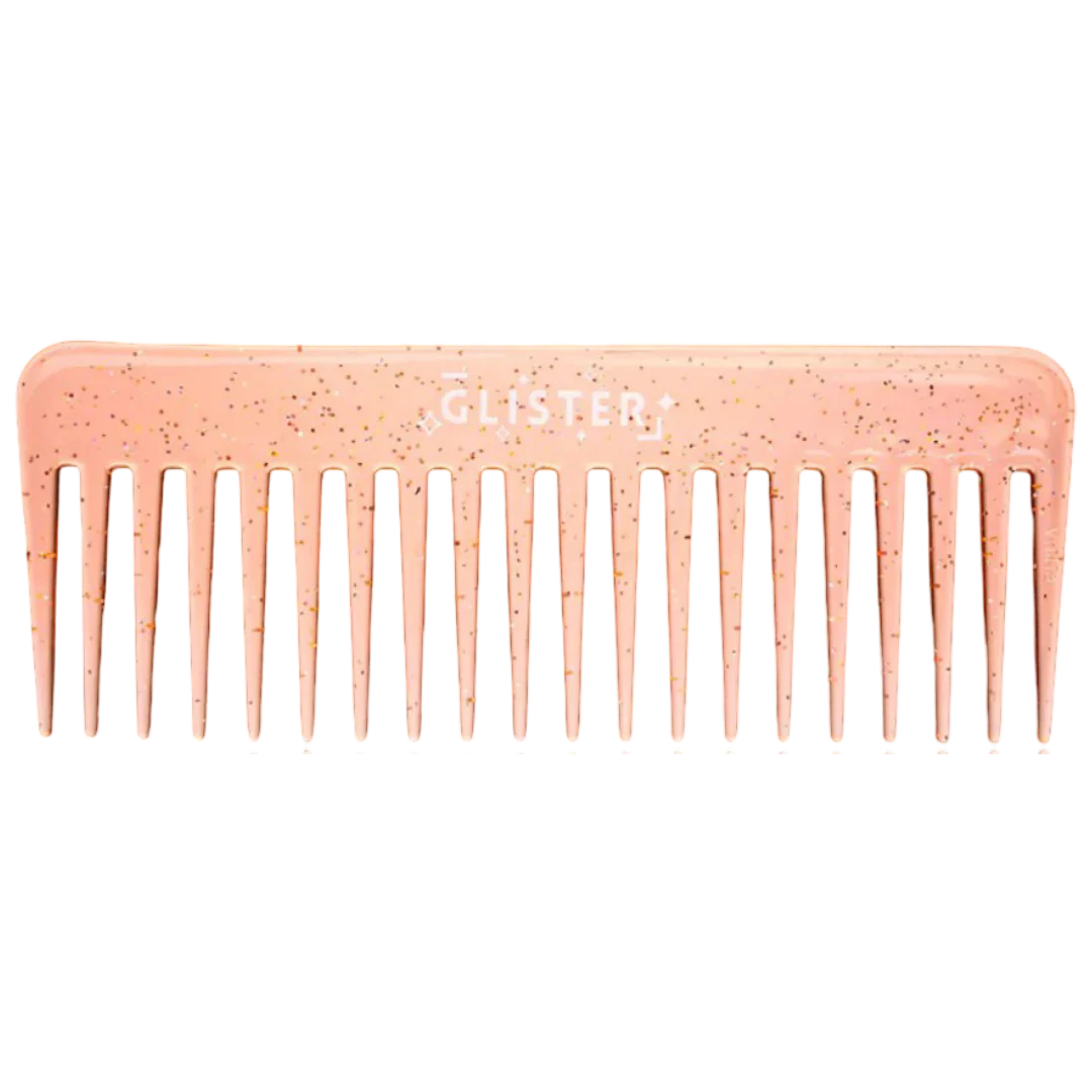 Sparkle Wide Tooth Detangling Comb - Orange - Image 3