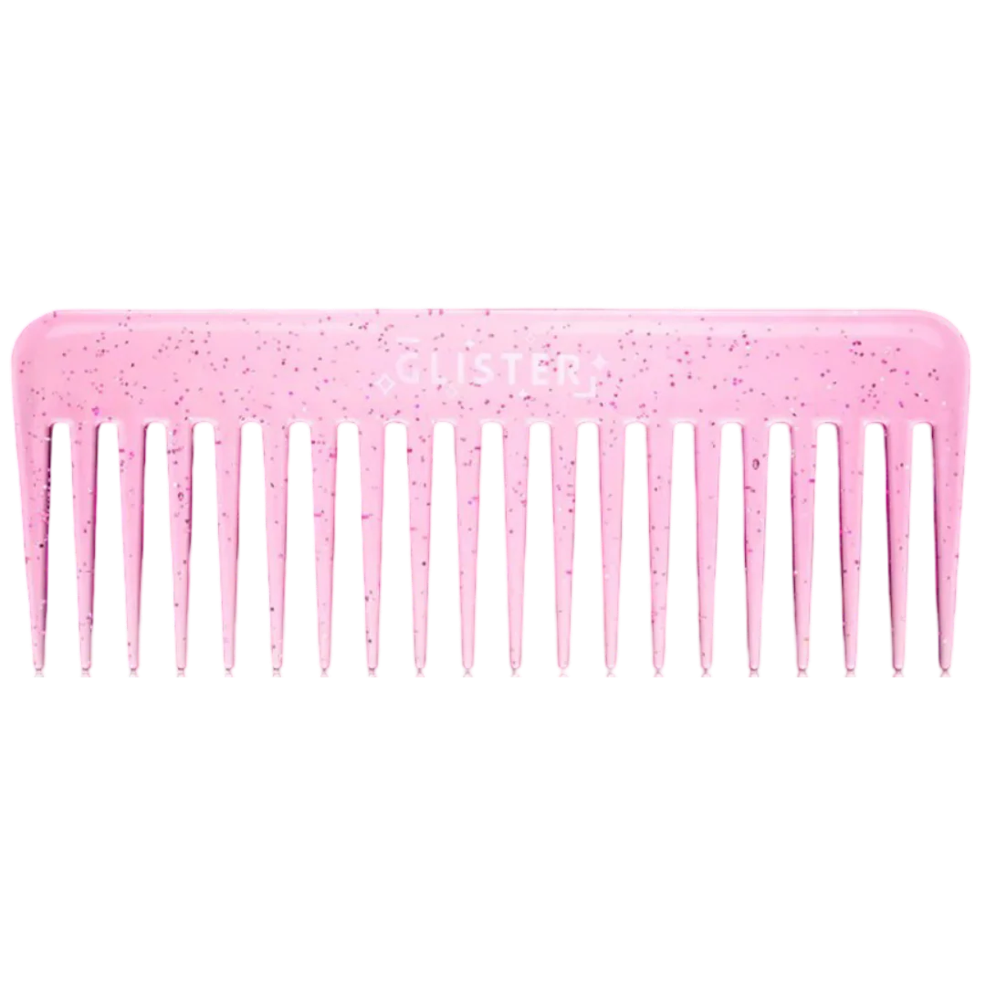 Sparkle Wide Tooth Detangling Comb - Pink - Image 3