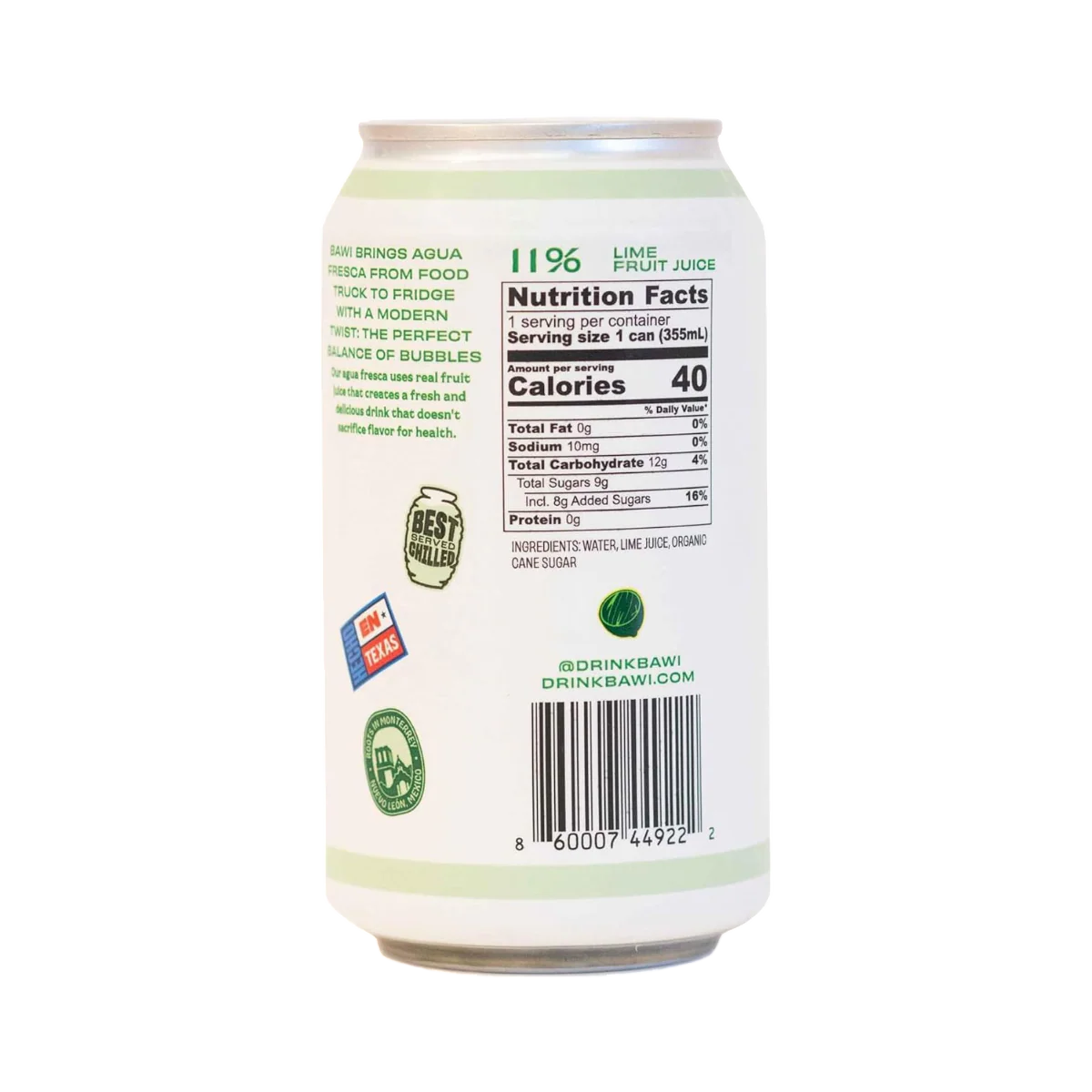 Sparkling Agua Fresca El Limon - Lime (4 Pack) - Image 4