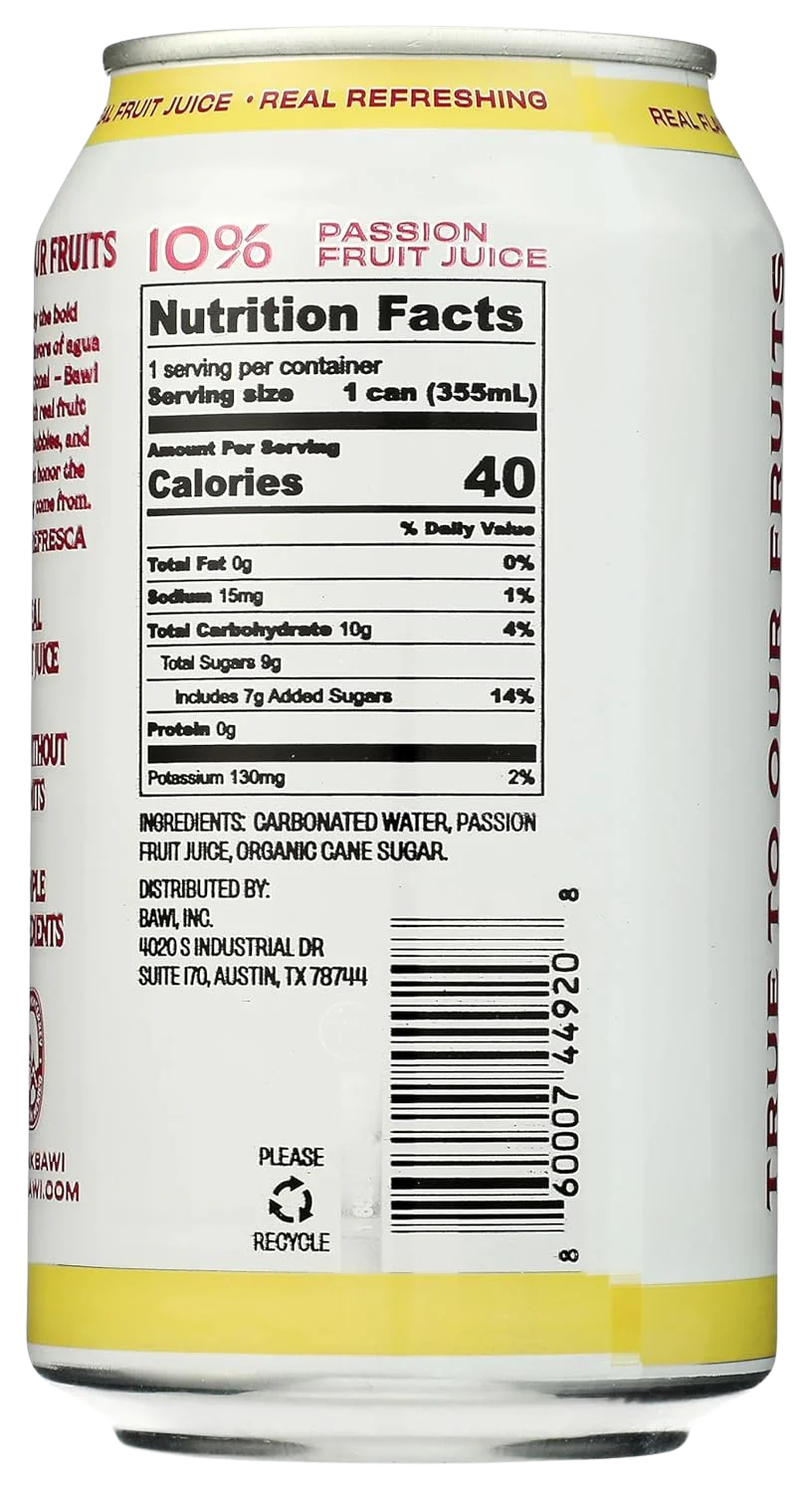 Sparkling Agua Fresca Maracuya - Passionfruit (4 Pack) - Image 7