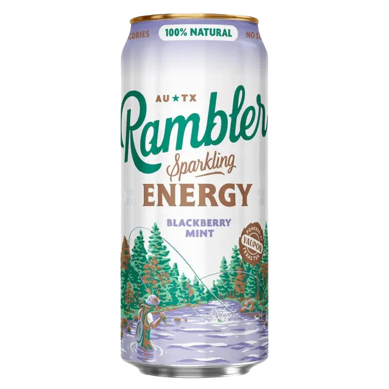 Sparkling Blackberry Mint Energy Drink