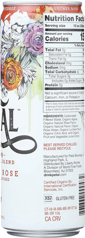 Sparkling Lychee Rose Water - Image 2