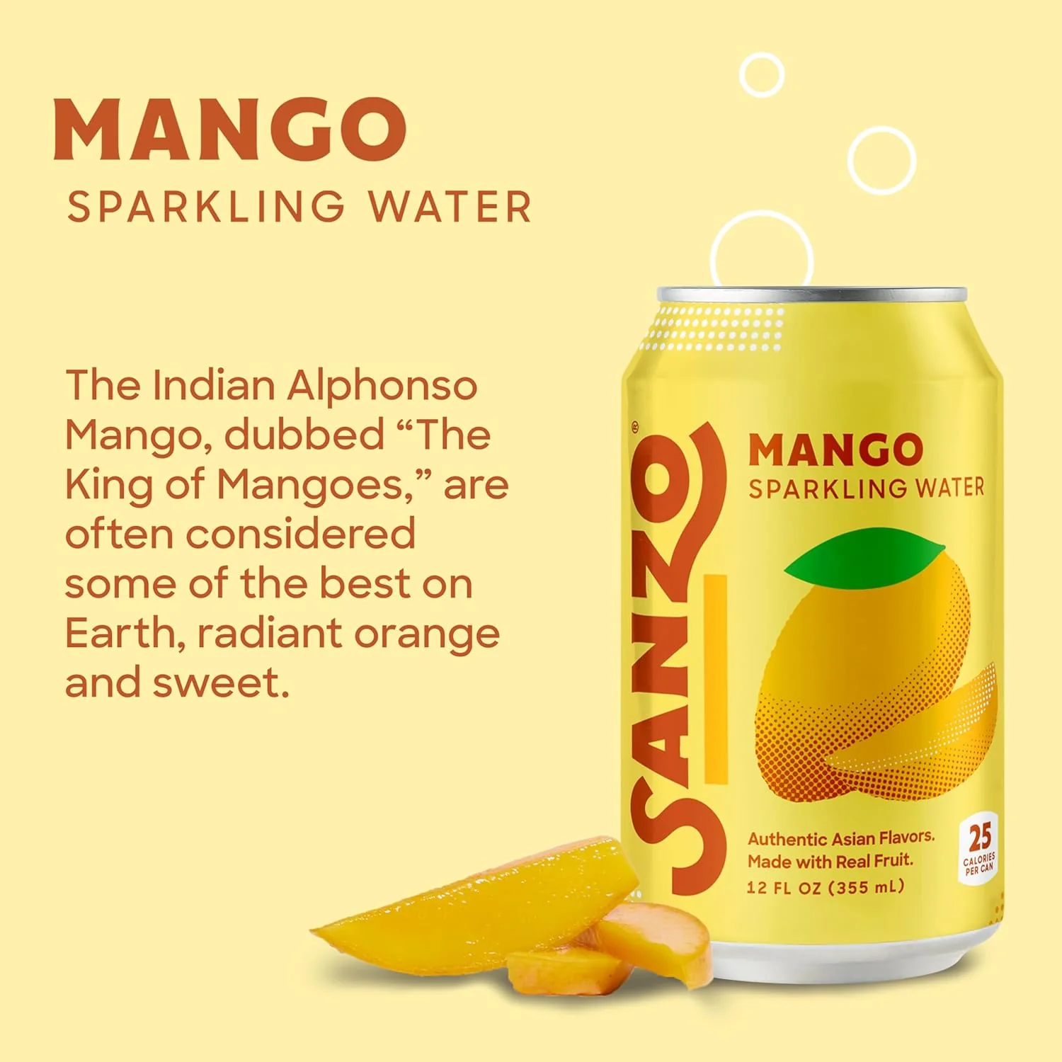 Sparkling Mango Water (12 Pack) - Image 5