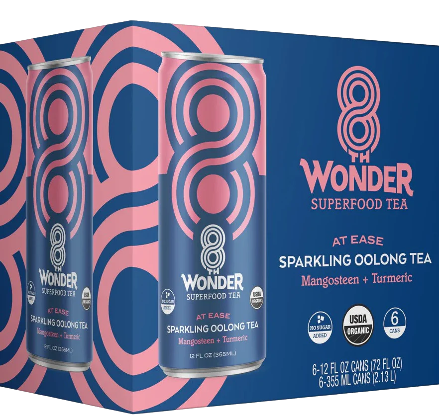 Sparkling Oolong Tea Mangosteen + Turmeric (6 Pack)