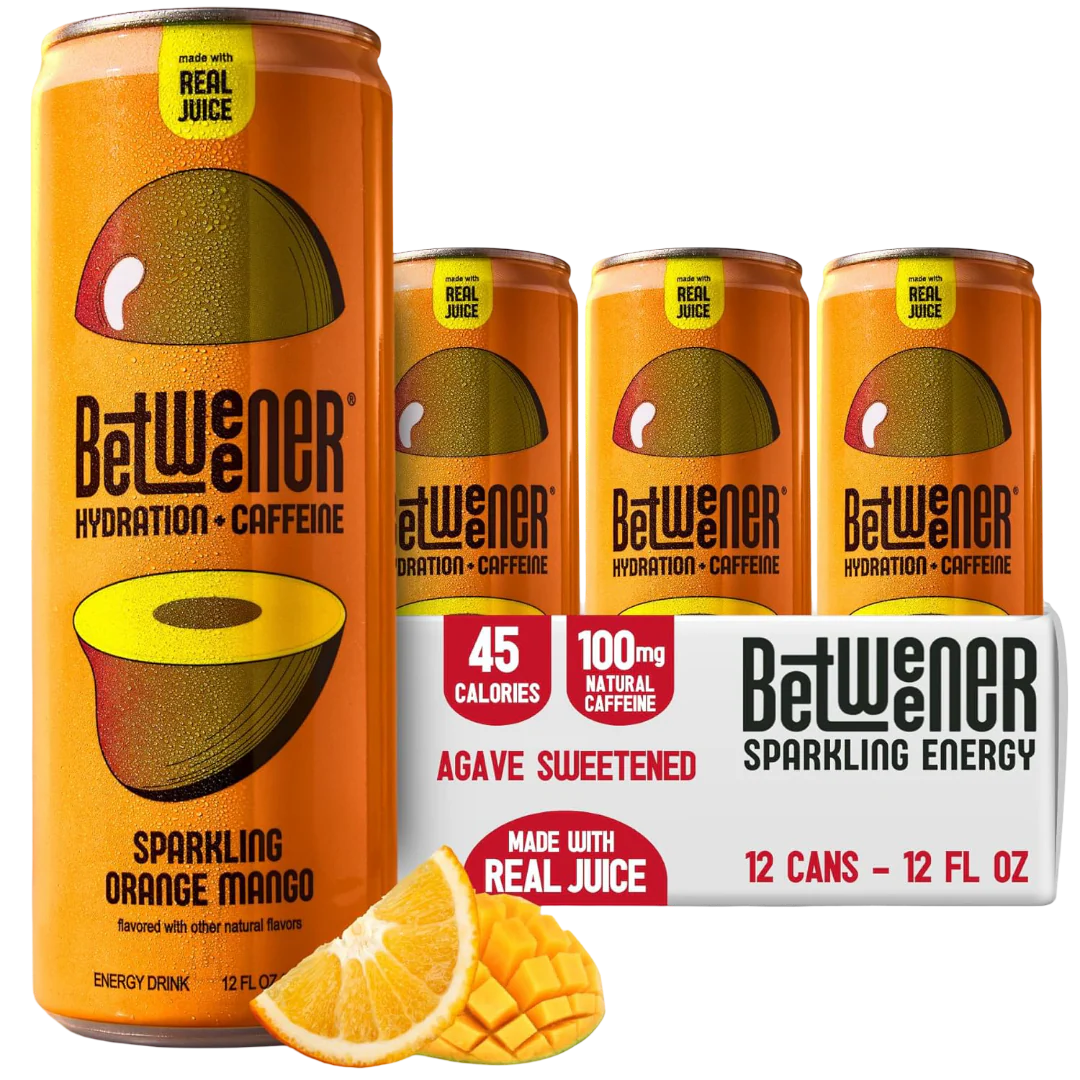Sparkling Orange Mango Hydration + Caffeine Drink (12 Pack)