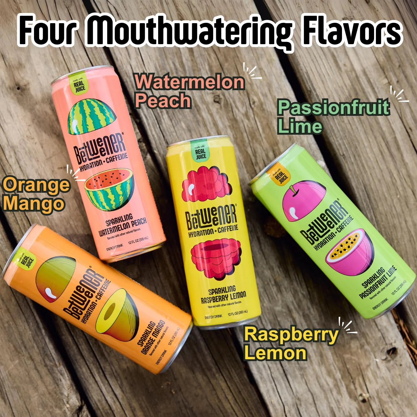 Sparkling Orange Mango Hydration + Caffeine Drink (12 Pack) - Image 4